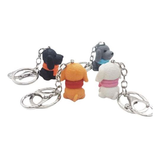 🇹🇼拉拉Lala's 創意小狗鑰匙扣挂件動物泰迪公仔包包掛飾娃娃機促銷禮品批發