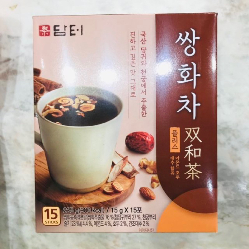 🎀韓國直送✈️DAMTUH 丹特 韓國傳統茶 雙和茶15入/盒