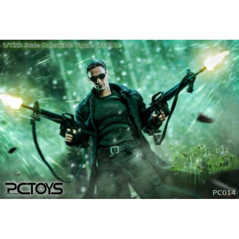 PCTOYS The Matrix neo 尼歐 駭客任務 基努 李維 1/12 6吋 子彈時間