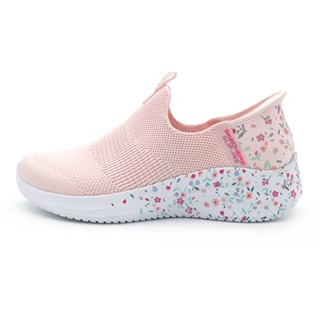 Skechers ULTRA FLEX 粉白 輕量 瞬穿 休閒鞋 女款 J2400【新竹皇家150179LPMT】