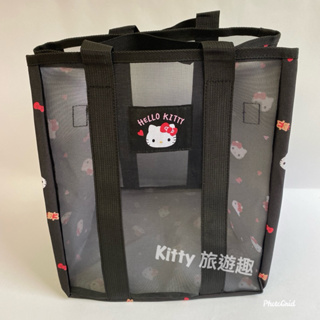 [Kitty 旅遊趣] Hello Kitty 收納提箱M 透明收納袋 凱蒂貓 美樂蒂 大耳狗 三麗鷗家族