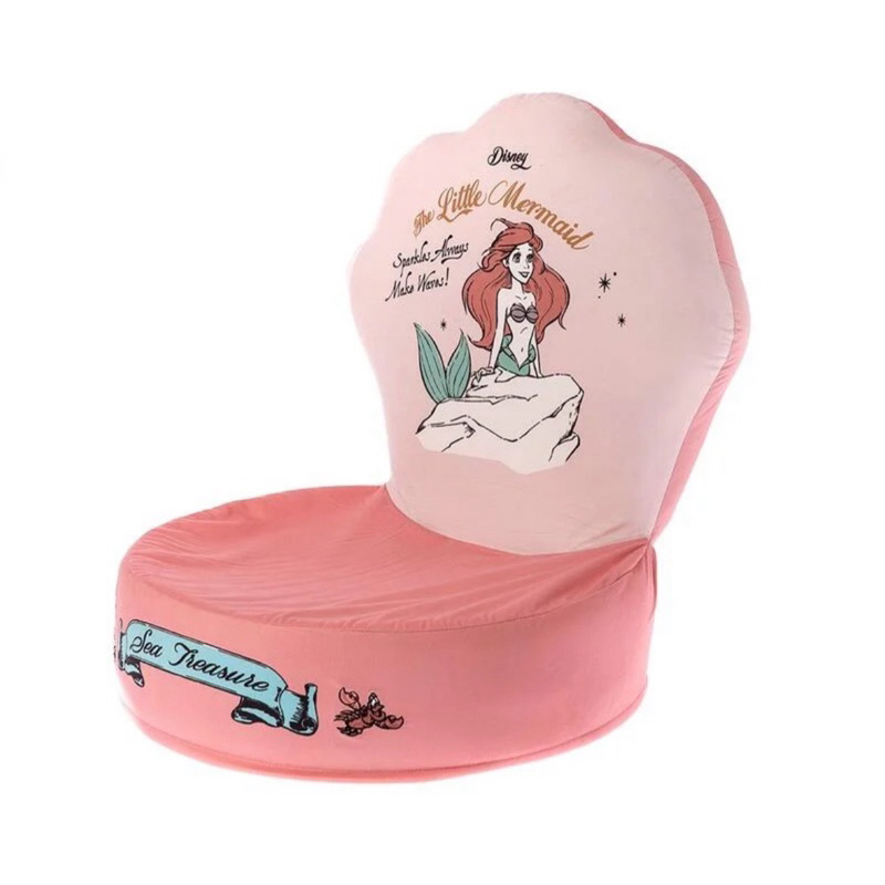 二手（限桃園自取）小美人魚 艾瑞兒 Hola 和室椅 折疊椅 迪士尼 公主 遊戲房 兒童椅