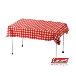 【美國 Coleman】格紋防水抗污桌布 145cm 露營桌加厚桌巾 防水墊 折疊桌餐巾 餐桌 桌墊_CM-26878