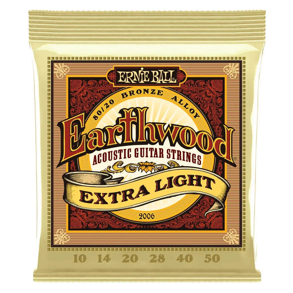 Ernie Ball Earthwood Extra Light 80/20 Bronze 2006 木吉他弦10-50