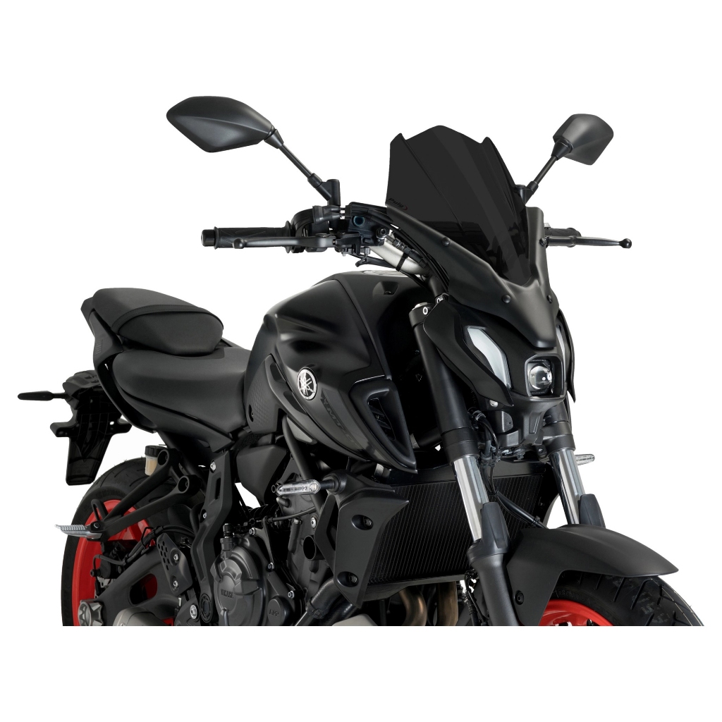 【德國Louis】Puig 摩托車休旅型防風鏡 深墨色Yamaha MT-07 21-擋風鏡前風鏡擾流板10056513
