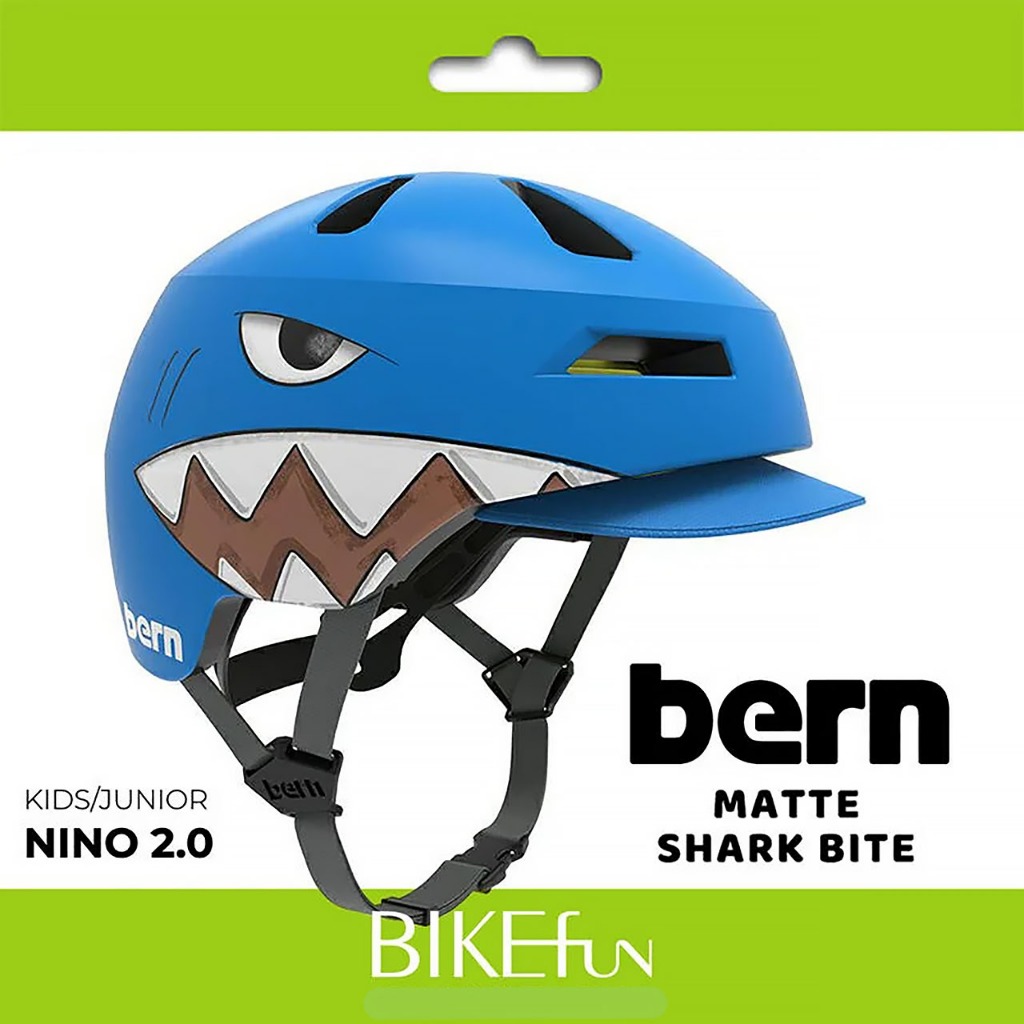 美國品牌 bern Nino 2.0兒童安全帽 輕量 舒適 簡單配戴 Ｍips 更安全 &gt;BIKEfun拜訪單車
