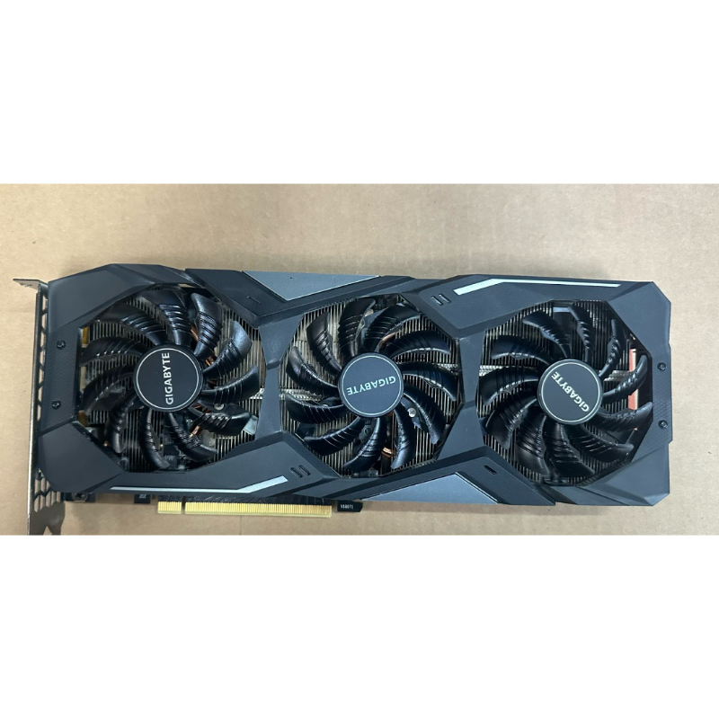 中古 二手 顯示卡 技嘉 RTX 2060 6G 一風扇不轉 其餘功能正常 可以開機 含外盒