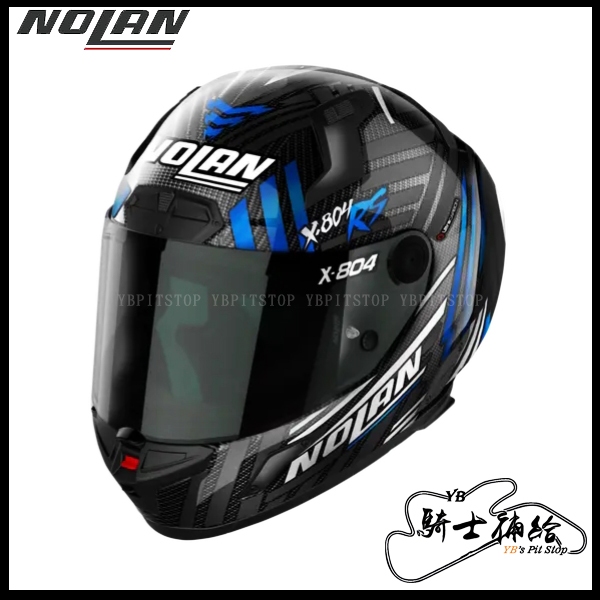 ⚠YB騎士補給⚠ 代理公司貨 NOLAN X-804RS Carbon #20 SPECTRE 藍 安全帽 X804RS