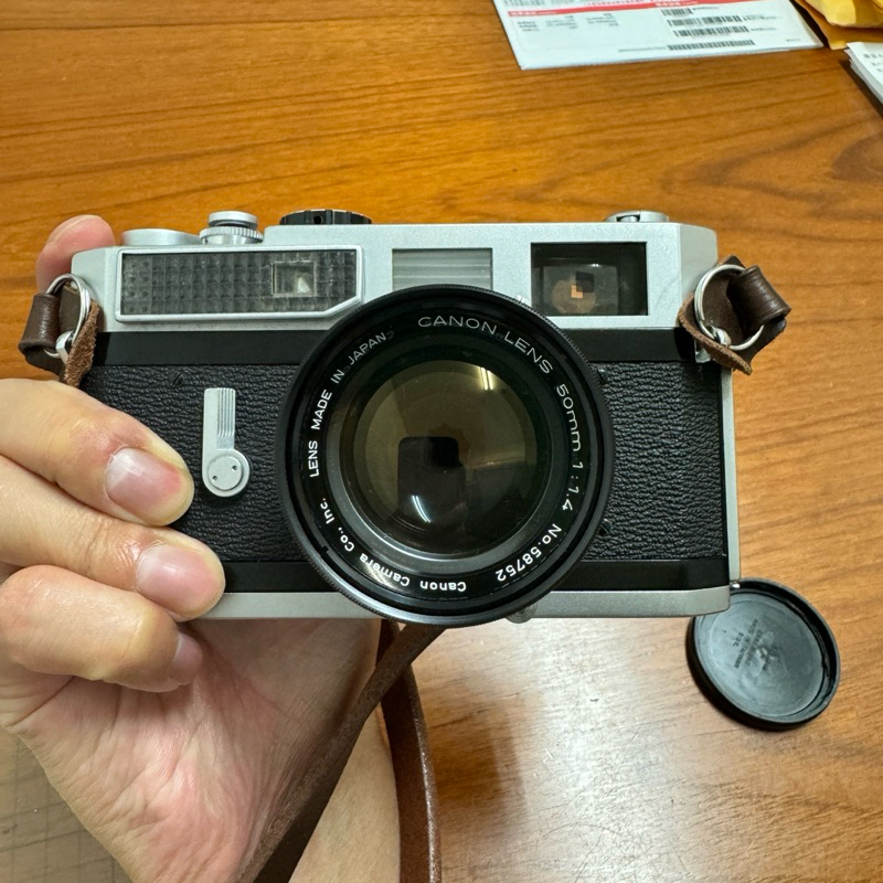 Canon 7 旁軸底片相機 搭配 Canon 50mm F1.4鏡頭