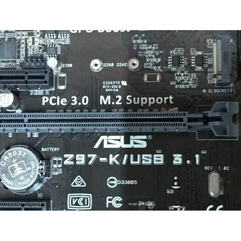 🍎現貨🥕ASUS Z97-K/USB3.1 華碩四代專用高階主機板，附擋板，LGA1150，i7 4790可支援