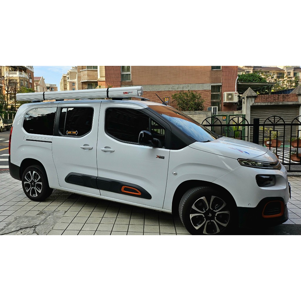 【UNRV環球露營車】車邊帳 FIAMMA F45S 260 白 BERLINGO 布丁狗 露營 遮陽棚 三邊圍布 車泊