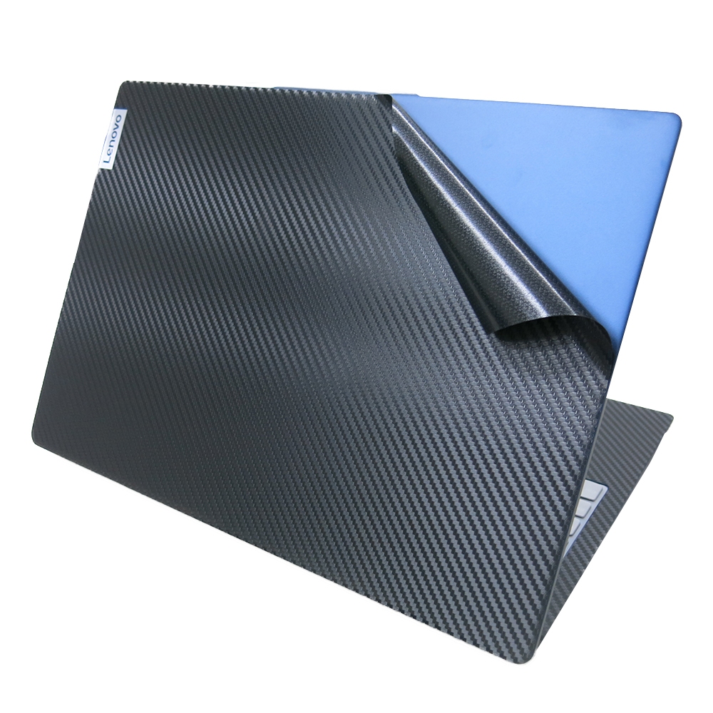【Ezstick】Lenovo IdeaPad Slim 5 16IMH9 黑色卡夢紋機身貼 含上蓋+鍵盤週圍+底部貼