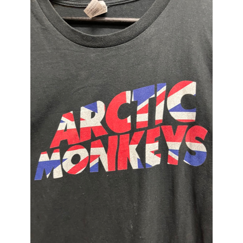 Arctic monkeys 北極潑猴 英國國旗巡迴logo短袖T恤