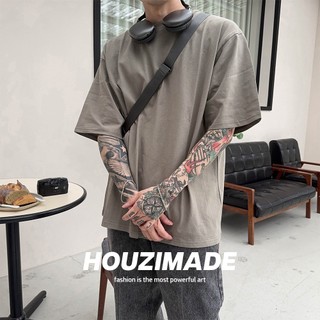 [HOUZIMADE] OVERSIZE版型 寬鬆重磅質感純棉寬TEE [T68800]