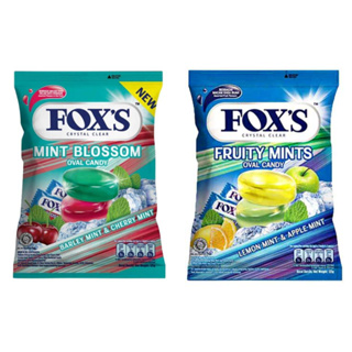 印尼 FOX'S Mint Blossom Oval Candy 綜合蔬果風味糖 125g