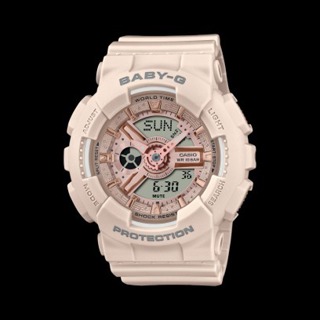 []錶子$行頭[] CASIO 卡西歐 BABY-G 粉嫩青春 百搭時尚 運動雙顯腕錶 (BA-110XCP-4A)