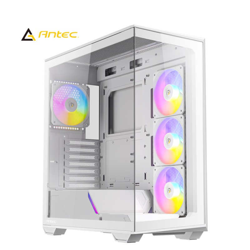 Antec 安鈦克 C3 白色 ARGB風扇 Type-C 360 水冷排 ATX 海景房 電腦機殼