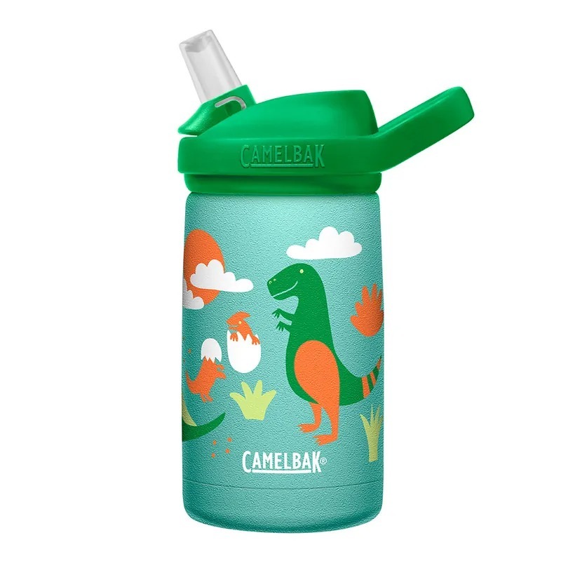 👶🏻可可貝兒👶🏻美國 Camelbak eddy+ kids兒童吸管不鏽鋼保溫瓶(保冰) 350ml 火山恐龍