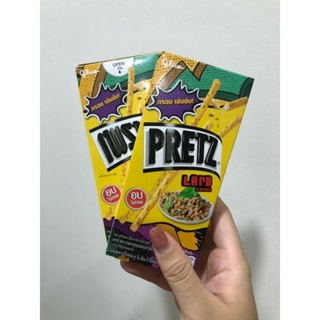 （泰國購買好物）代購泰國PRETZ餅乾 泰式酸辣口味跟打拋豬口味