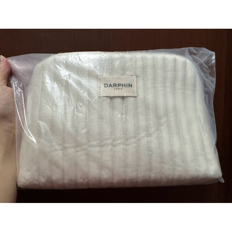(全新) DARPHIN 朵法 品牌化妝包 (白色)