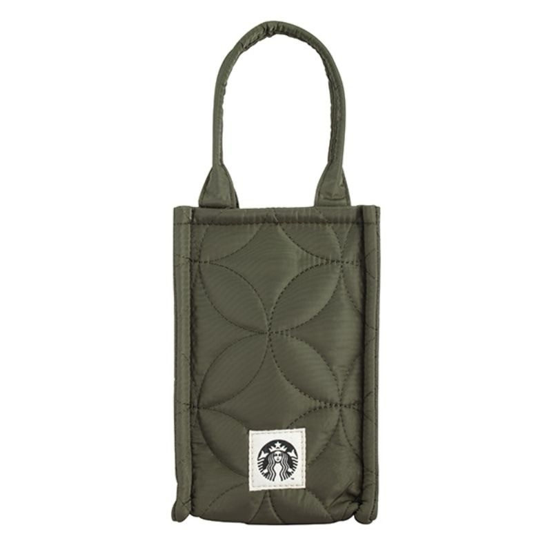 全新現貨👍🏻綠女神絎縫隨行杯袋Starbucks星巴克