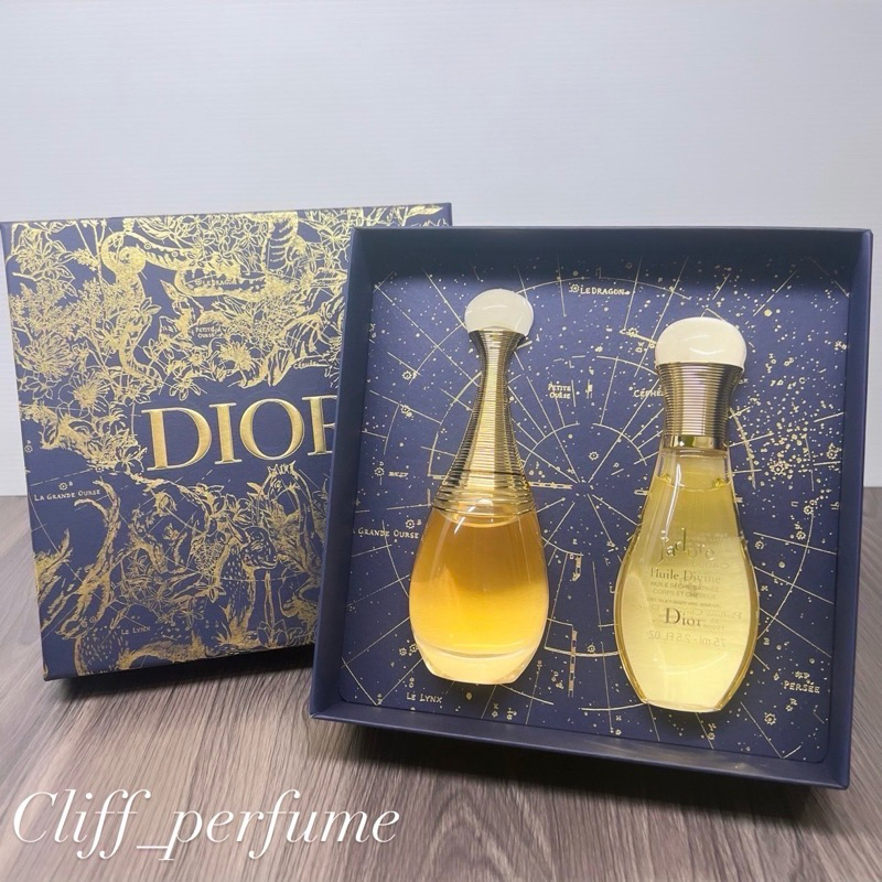 【克里夫香水店】Dior J'adore 真我極蘊香氛限量禮盒(淡香精50ml+香氛滋潤身體精油75ml)