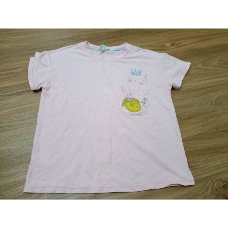 e.com.衣圈圈 女童13號 粉色短袖上衣