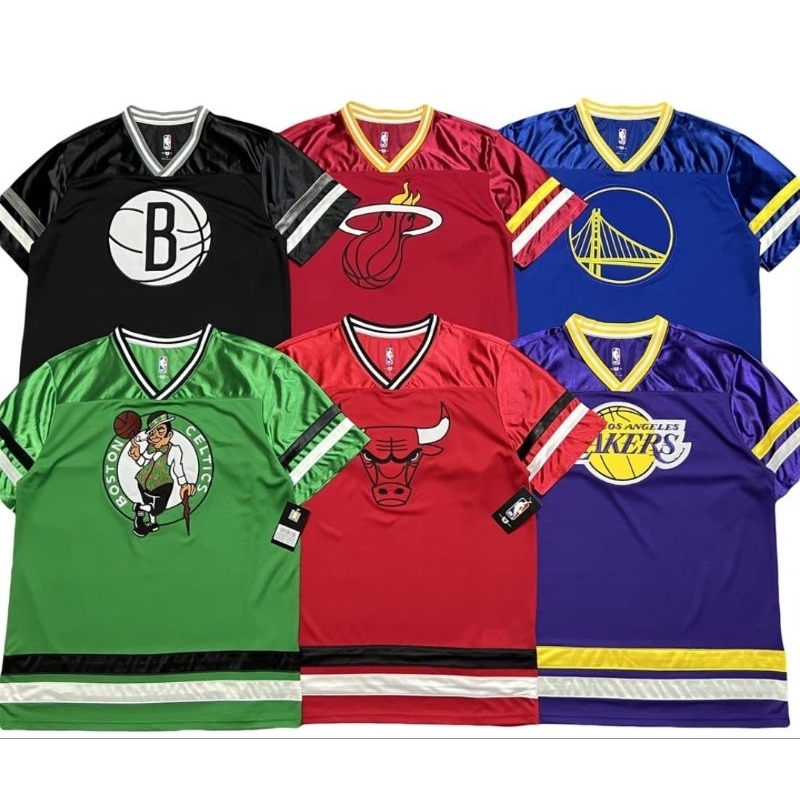 NBA 湖人 公牛 賽爾蒂克  勇士 熱火 籃網 短袖 球衣 嘻哈 饒舌 尺碼S~XL 特價！