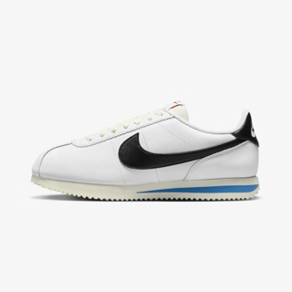 胖達）NIKE WMNS Cortez 阿甘鞋 皮革 復古運動鞋 DN1791-100 白黑 女鞋