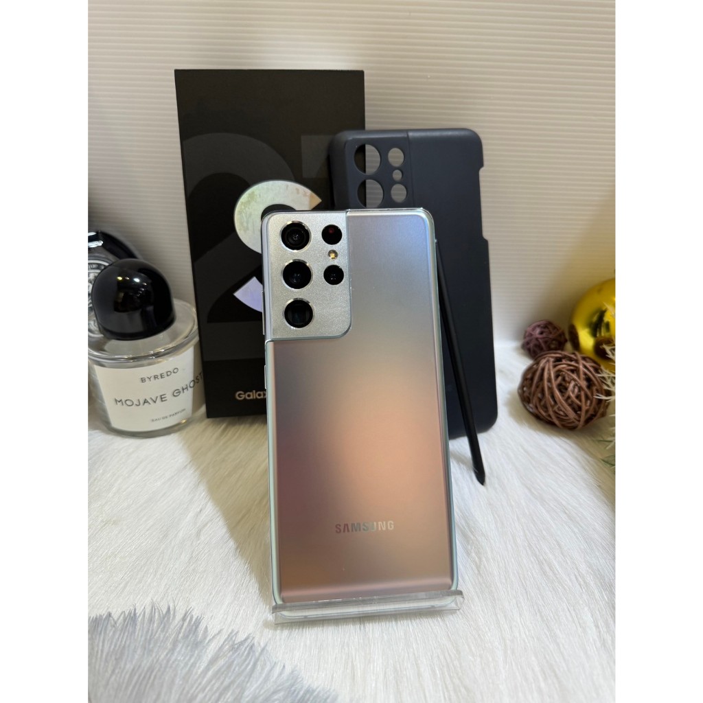 【小小女王】二手手機 中古機 三星手機 SAMSUNG S21 ULTRA 512G 銀 編號84462