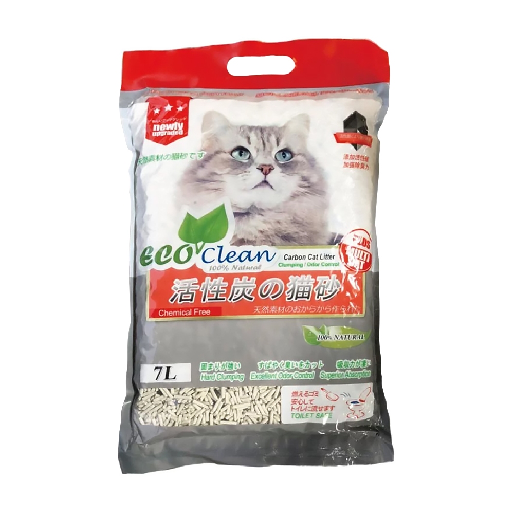 Eco Clean 艾可 天然豆腐砂 7L 玉米 活性碳 原味 綠茶 玉米 貓砂