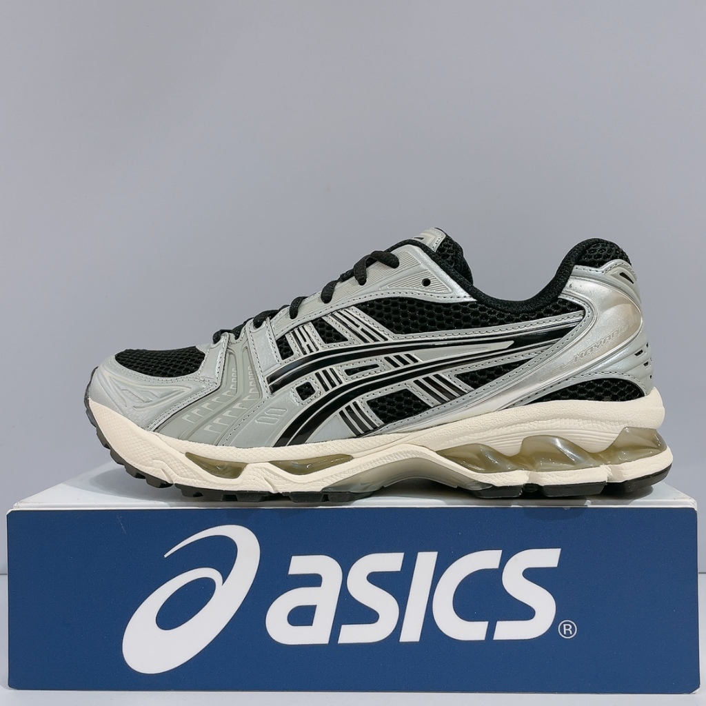 ASICS GEL-KAYANO 14 男生 銀色 黑色 緩震 透氣 舒適 運動 慢跑鞋 1201A019-005