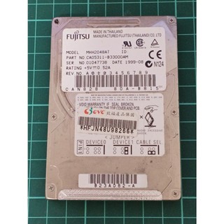 (懷舊/Win98時期) 筆電硬碟 Fujitsu/富士通 2.5寸IDE 4.8GB(4.8G) MHH2048AT