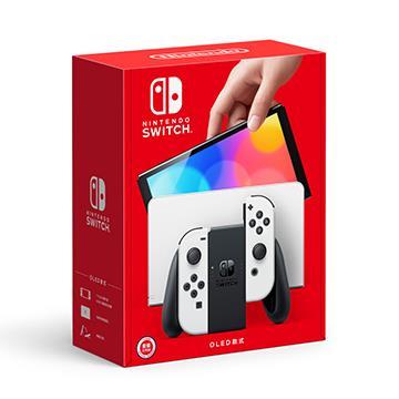 全新未拆封  Nintendo 任天堂 Switch OLED款式 白色 主機(台灣公司貨).