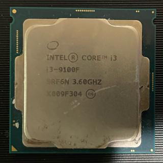 Intel Core i3-9100F 3.6G / 6M 4C4T SRF6N 四核心 1151 處理器