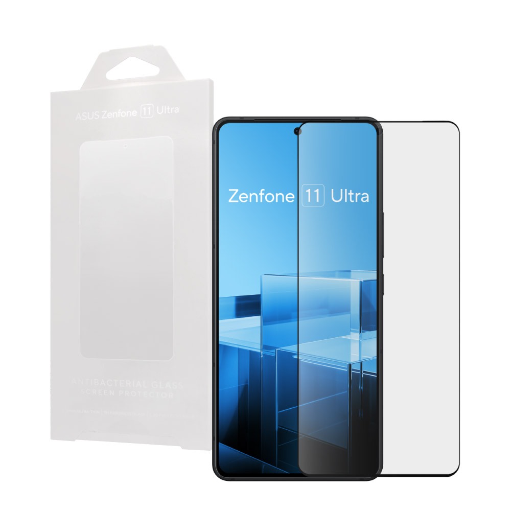 ASUS 原廠 Zenfone 11 Ultra / ROG Phone 8系列 抗菌玻璃保護貼【盒裝】AY2402