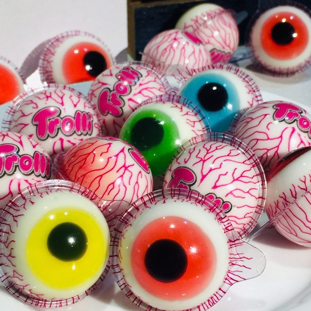 👑爆漿眼球軟糖  迷你地球糖 眼球糖  3D爆漿軟糖 兒童高顏值糖果 辦公室零食 追劇
