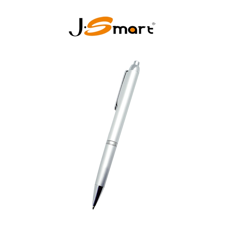 【J-SMART】專業密錄筆32GB 預約錄音 錄音品質可自行設定 銀色 筆型錄音筆