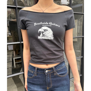 （多款）Brandy Melville Bonnie Top 不修邊印花短袖