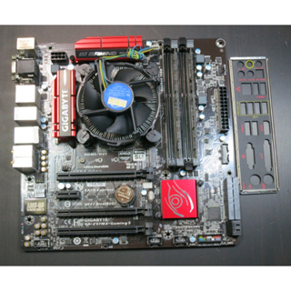 技嘉 GA-Z97MX-Gaming 5 主機板(附檔板)+Intel i5-4440 CPU (附風扇) +8G記憶體