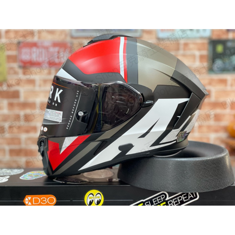 【Biker Shop】義大利AIROH SPARK 全罩安全帽 內墨鏡 公司貨 亞洲頭型 街車 跑車 通勤族