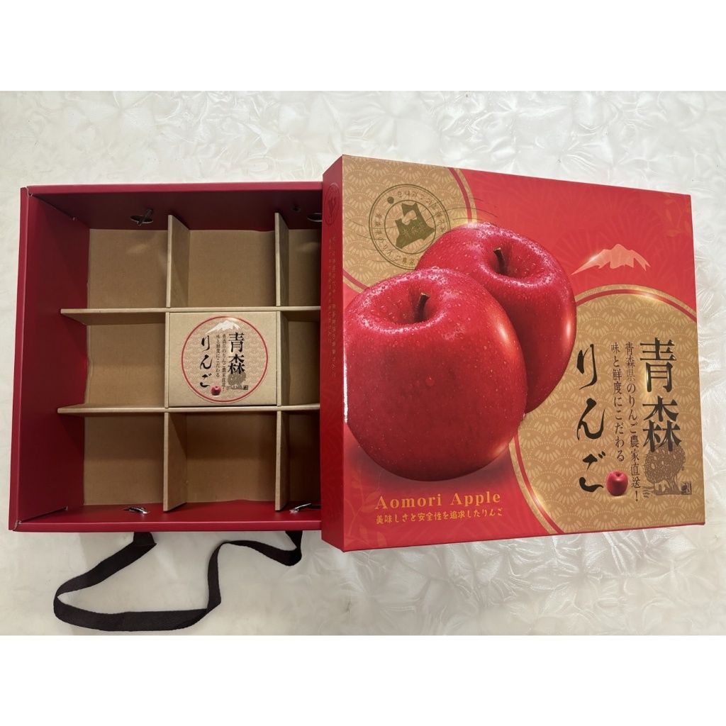 {現貨}禮盒-日本青森蘋果九宮格禮盒 青森蘋果 蘋果禮盒