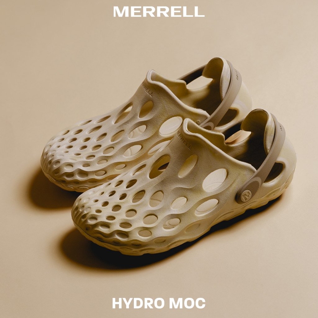 Merrell 涼鞋 Hydro Moc 男鞋 水陸兩棲鞋 涼拖鞋 米白 大理石紋 洞洞鞋 [ACS] ML006145