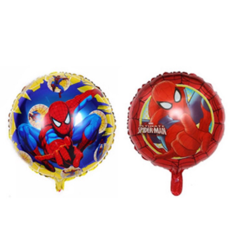 （台灣現貨）24h出貨 18吋 蜘蛛人 圓球 鋁膜氣球 生日氣球佈置