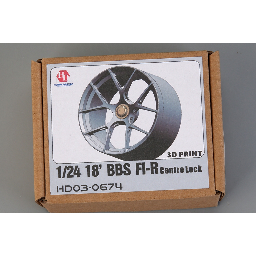 【傑作坊】現貨一組 Hobby design HD03-0674 1/24 18吋改裝輪圈 BBS FI-R