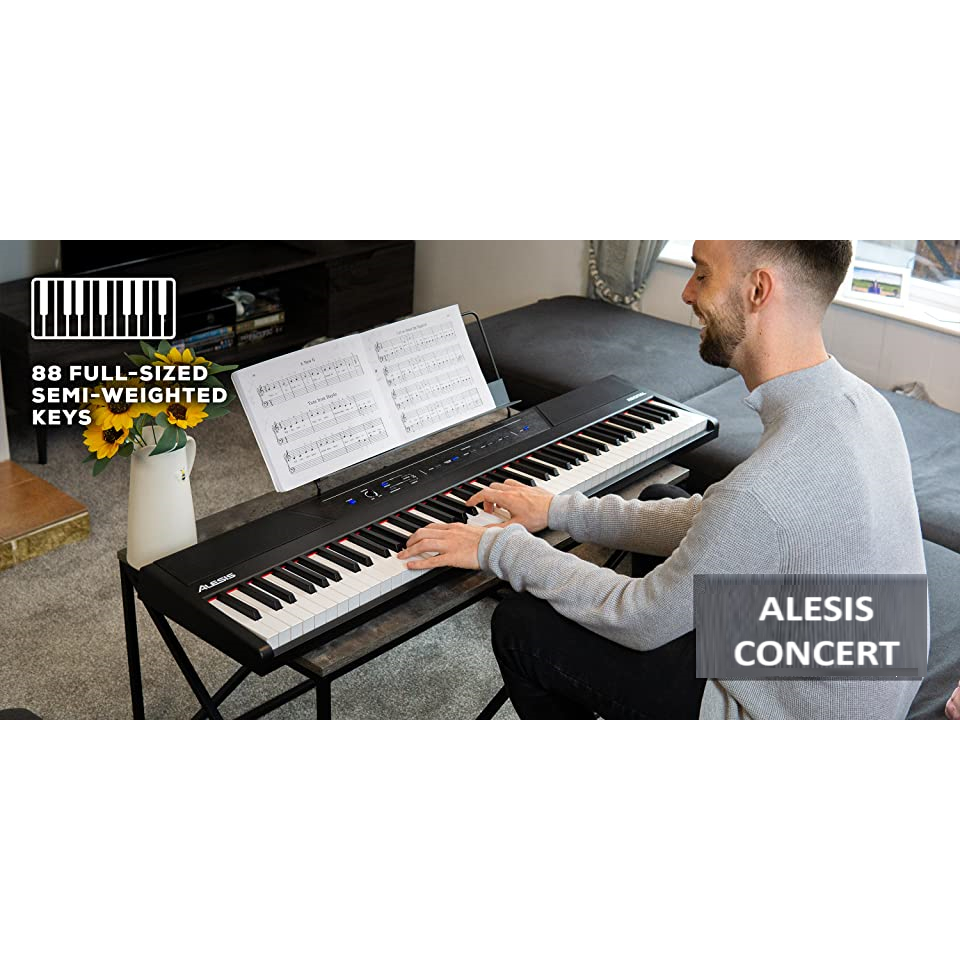 ALESIS CONCERT 電鋼琴 88鍵 深受鋼琴老師喜愛的攜帶琴 免運