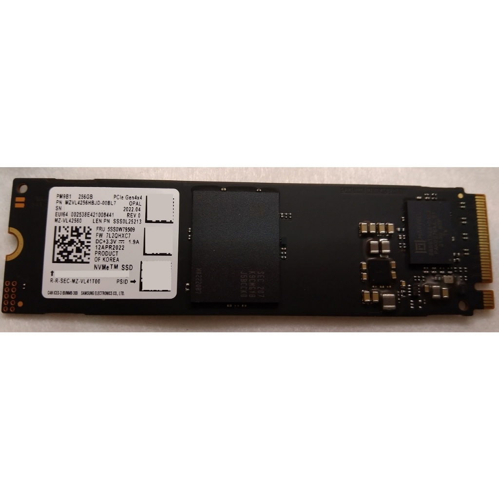 SSD PCIe Gen4x4 NVMe M.2 SAMSUNG(三星) 256GB