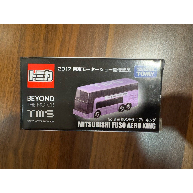 TOMICA 2017 東京車展 三菱 FUSO 巴士 No.8 全新付膠盒