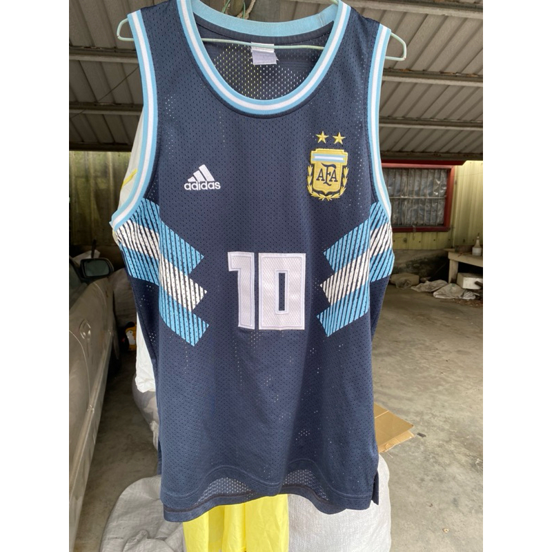 Adidas 愛迪達 阿根廷籃球國家代表隊10號球員電繡球衣