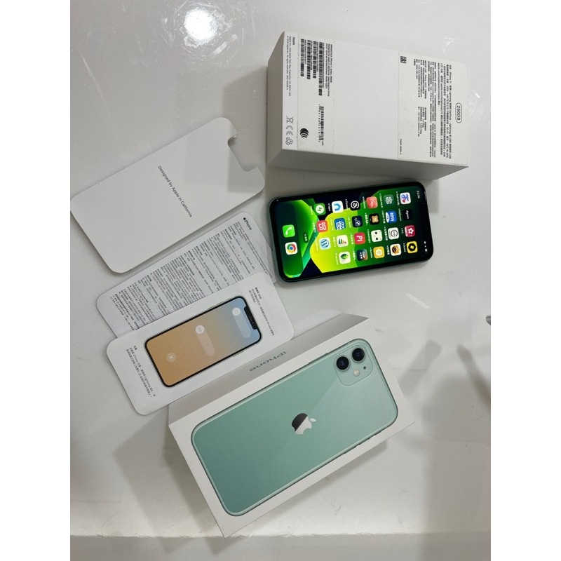 Apple iphone 11綠色256GB二手附盒裝公司貨